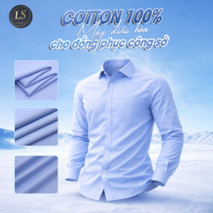 Cotton 100% - "Máy điều hòa" cho đồng phục công sở