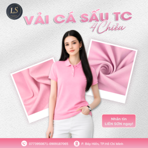 Vải cá sấu TC (4 chiều)