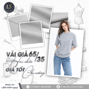 Vải giả 65/35