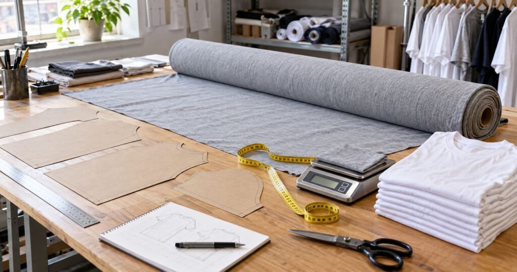 Cách ước lượng số ký vải cho một đơn may áo thun