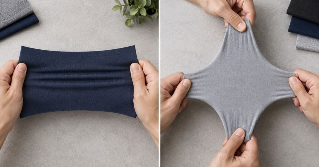 Vải thun 2 chiều hay 4 chiều cho áo đồng phục?